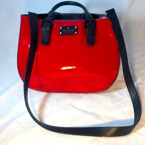 EUC Kate Spade Red Shoulder Crossbody Purse